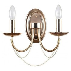 Настенный светильник F-Promo Plini 2591-2W, E14, 80 Вт, кол-во ламп: 2 шт., цвет арматуры: золотой
