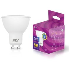 Лампочка светодиодная PAR16 GU10 5W 3000K теплый свет REV 32328 0