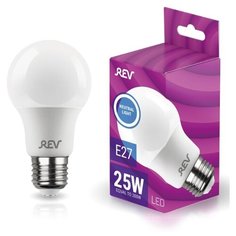 Лампочка светодиодная груша Е27 25W 4000 дневной свет REV 32533 8