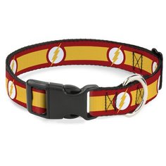Buckle- Down Флэш мультицвет ошейник с пластиковой застёжкой 23-38 см