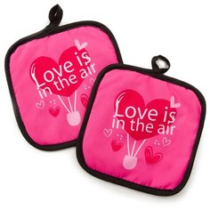 Прихватка Этель Love розовый