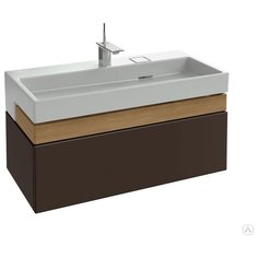 Тумба для ванной комнаты Jacob Delafon Terrace 100, ШхГхВ: 100х48х38 см, цвет: ледяной коричневый лак