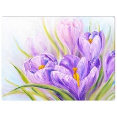 Подставки на пробке Весенние крокусы 40х29 см (4шт) Top Art Studio