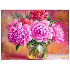 Подставки на пробке Королевский пион 40х29 см (4шт) Top Art Studio
