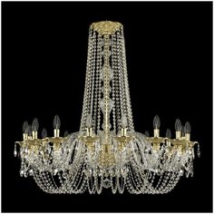 Хрустальная люстра 16102/12/360/h-96 G Bohemia Ivele Crystal