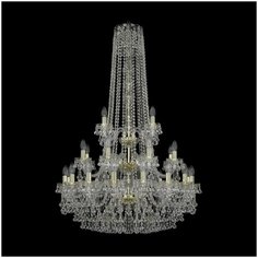Хрустальная люстра 1409/16+8+4/300/h-130/3d G Bohemia Ivele Crystal