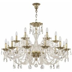 Хрустальная люстра 1605/12+6/360 G Bohemia Ivele Crystal