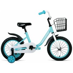 Велосипед FORWARD BARRIO 14 (14" 1 ск.) 2020-2021, бирюзовый, 1BKW1K1B1004