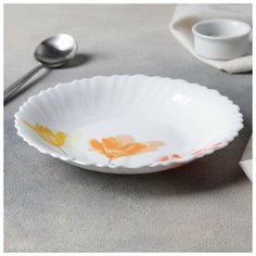 Тарелка суповая 21 см FLOWERLY DESSERT, 550 мл 5456690 Luminarc