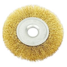 Щетка для УШМ плоская 125 мм, посадка 22.2 мм, латунированная проволока ARNEZI R (Производитель: ARNEZI R8042125)