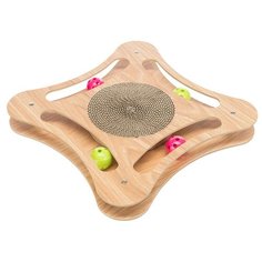 Трикси игрушка-трек с картонной когтеточкой, 35х4х35 см Trixie