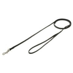 V.I.Pet. Поводок с карабином (лента-чулок), цвет: черный, 5 мм x 120 см Zoo One