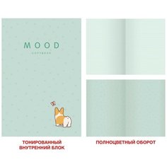Тетрадь "Mint. Дизайн 3", А4-, 48 листов, линия Канц Эксмо