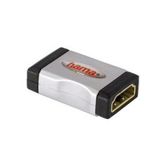 Адаптер аудио- видео Hama HDMI (f)/HDMI (f), позолоченные контакты, серый (00122231)