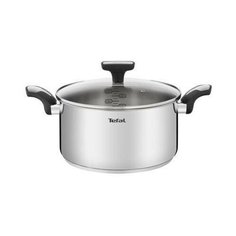 Кастрюля Tefal Intuition E3014624, 4.2 л, 24 см (с крышкой), серебристый (2100117992)