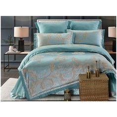 Комплект постельного белья Cristelle Venice Жаккард Семейный 4 наволочки Жаккард