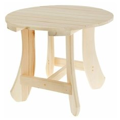 Столик журнальный. 60*60*45см. из липы. круглый Добропаровъ