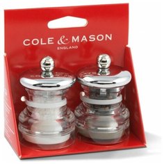 Набор мельниц для перца и соли PO3 65мм 2 шт. Cole & Mason