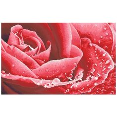 Алмазная мозаика Яркие Грани "Розовая роса" (DS300), размер 75х47см, 18 цветов