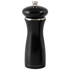 Мельница для соли Sherwood Black Gloss 165 мм Cole & Mason