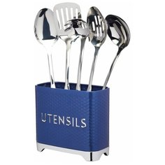 Подставка под столовые приборы KitchenCraft Lovello 20x10x18см., синяя