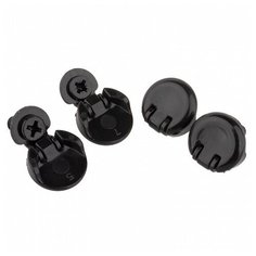 Запчасть для крепления сноуборда BURTON Doubletake Strap Adjustment Hardware 2018, 4 шт. черный