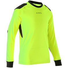 Лонгслив Decathlon размер 14, лайм/черный