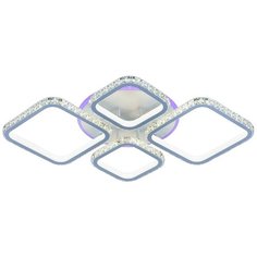 Светодиодная люстра 8010/2+2 WHT 208W+8W RGB Profit Light