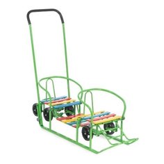 Санки "Погодки Универсал 1" (зеленый) Galaxy