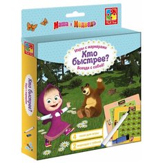 Настольная игра Vladi Toys Маша и Медведь? Кто быстрее VT2103-04
