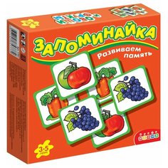 Настольная игра Дрофа-Медиа Запоминайка. Овощи и фрукты