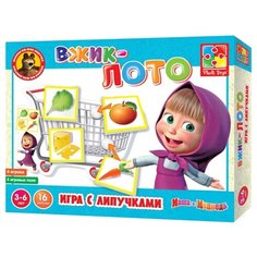 Настольная игра Vladi Toys Маша и Медведь Вжик лото VT2305-01