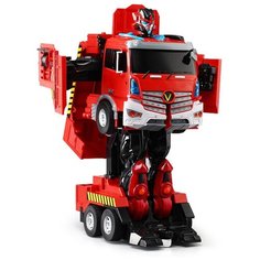Робот-трансформер Jia Qi Troopers Velocity Пожарная машина JQ6608, красный