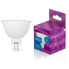Лампочка светодиодная MR16 GU5.3 9W 6500K холодный свет REV 32540 6