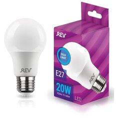 Лампочка светодиодная груша Е27 20W 6500K холодный свет REV 32531 4