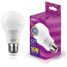 Лампочка светодиодная груша Е27 16W 2700K теплый свет REV 32402 7