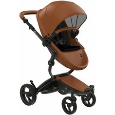 Коляска 2в1 Mima Xari Camel на чёрном шасси с матрасиками Black