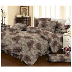 Постельное бельё Amore Mio Мако- сатин Biscuit Микрофибра 1,5 сп.