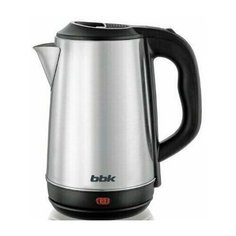 Чайник BBK EK2002S stainless steel/black (Объем 2.2л, Мощность 2200 Вт, корпус нерж. сталь) (EK2002S (SS/B))