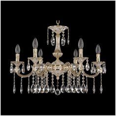 Хрустальная люстра 72101/6/210 A GW Bohemia Ivele Crystal