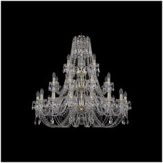 Хрустальная люстра 1406/16+8+4/360/3d G Bohemia Ivele Crystal