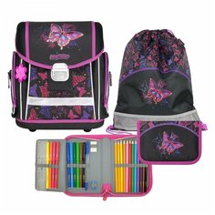 Ранец школьный MagTaller EVO, Rainbow Butterfly, с наполнением