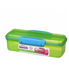 Sistema Контейнер с разделителем Lunch 41479 0.41 л, 7.8x19 см, зеленый