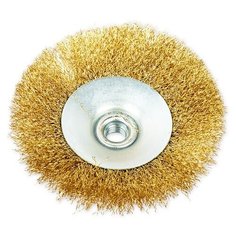 Щетка для УШМ конусная 125 мм, посадка M14, латунированная проволока ARNEZI R804 (Производитель: ARNEZI R8044125)
