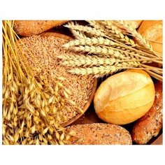 Алмазная мозаика Яркие Грани "Хлеб" (DS591), размер 50х39см, 52 цвета