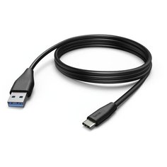Кабель Hama 00183343 USB (m)- USB Type- C (m) 3 м, черный