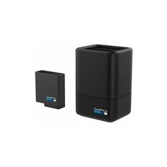 Зарядное устройство для двух аккумуляторных батарей GoPro (AADBD-001) + аккумулятор для Hero5/6/7