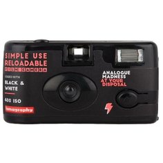 Многоразовый пленочный фотоаппарат Lomography Simple Use + пленка Black & White 400/36