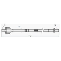 Тяга Рулевая Голая L/R Moog арт. PE-AX-3327