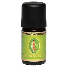 Эфирное масло кориандра био Primavera Life 5 мл